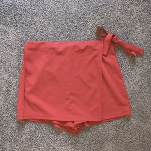 Mock Wrap Skort
